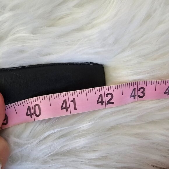 Coach Reversible Belt | Size 34–38 Black Leather + Signature Logo Print w/ Silve - Picture 6 of 7